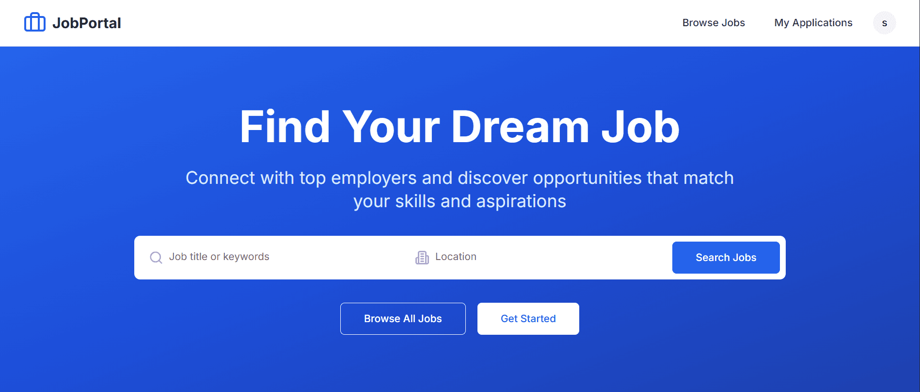 Job Portal - Full-Stack Job Board