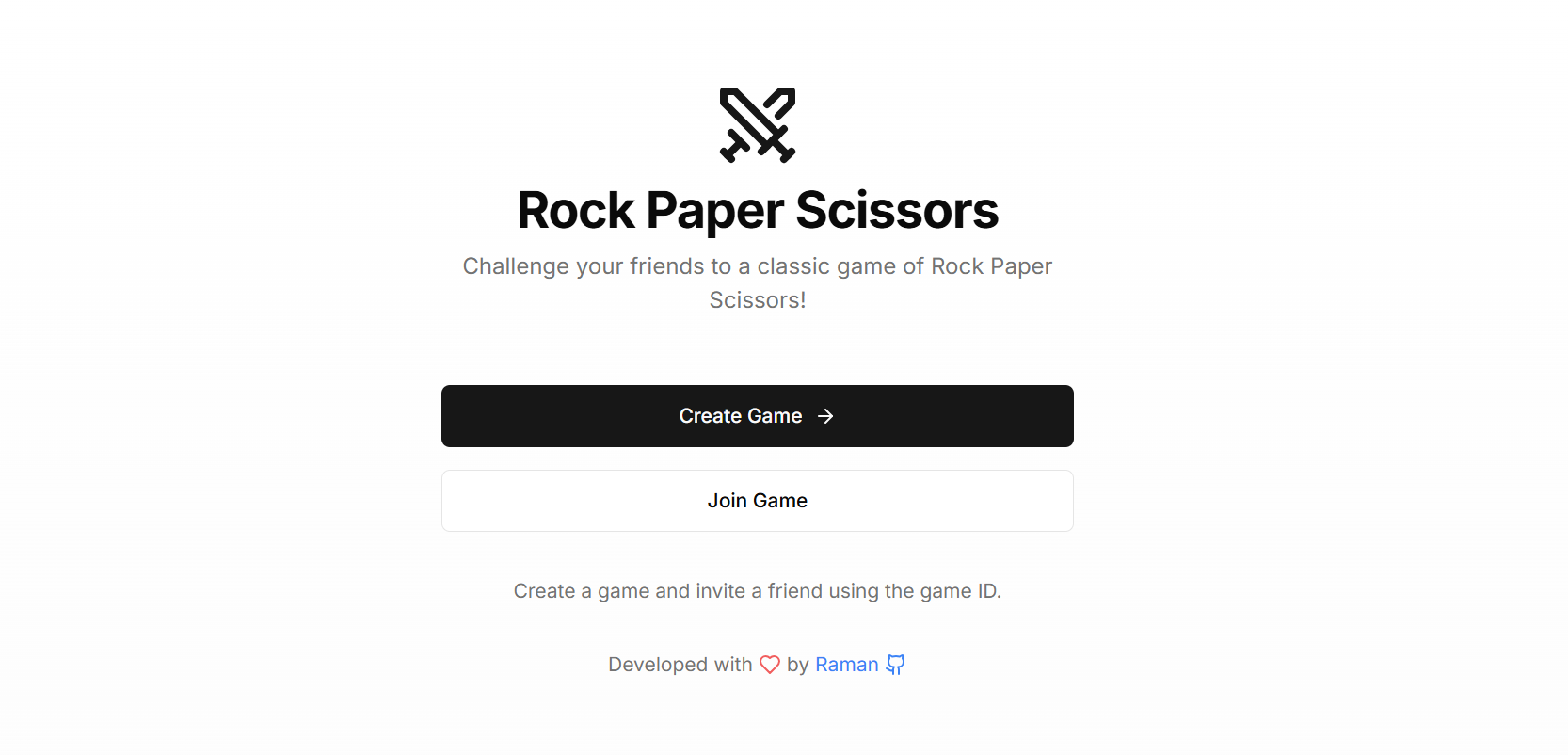 Rock Paper Scissors Game